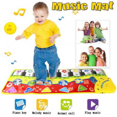70x27CM Baby Music Play Carpet Mat Kids Crawling Piano Carpet Educational Musical Toy Children Touch Play Game for Birthday Gift 70x27CM Baby Music Play Carpet Mat Kids Crawling Piano Carpet Educational Musical Toy Children Touch Play Game for Birthday Gift