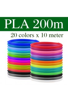 PLA/ABS Filament For 3D Pen  Print Plastic 10/20 Rolls 10M Diameter 1.75mm 200M Plastic Filament for 3D Pen 3D Printer pen