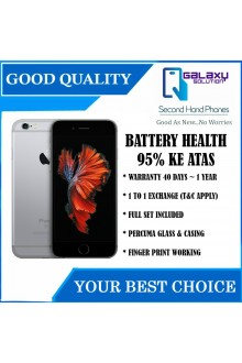iPhone 6s 128gb / 64gb / 16gb Original Second-Hand 95% Macam Baru 95% Batterhy Health
