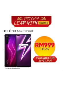 realme 6 Pro Smartphone | 8GB + 128GB | 6 Cameras with 64MP | 90Hz Smooth Display | 30W Flash Charge | 1 year warranty